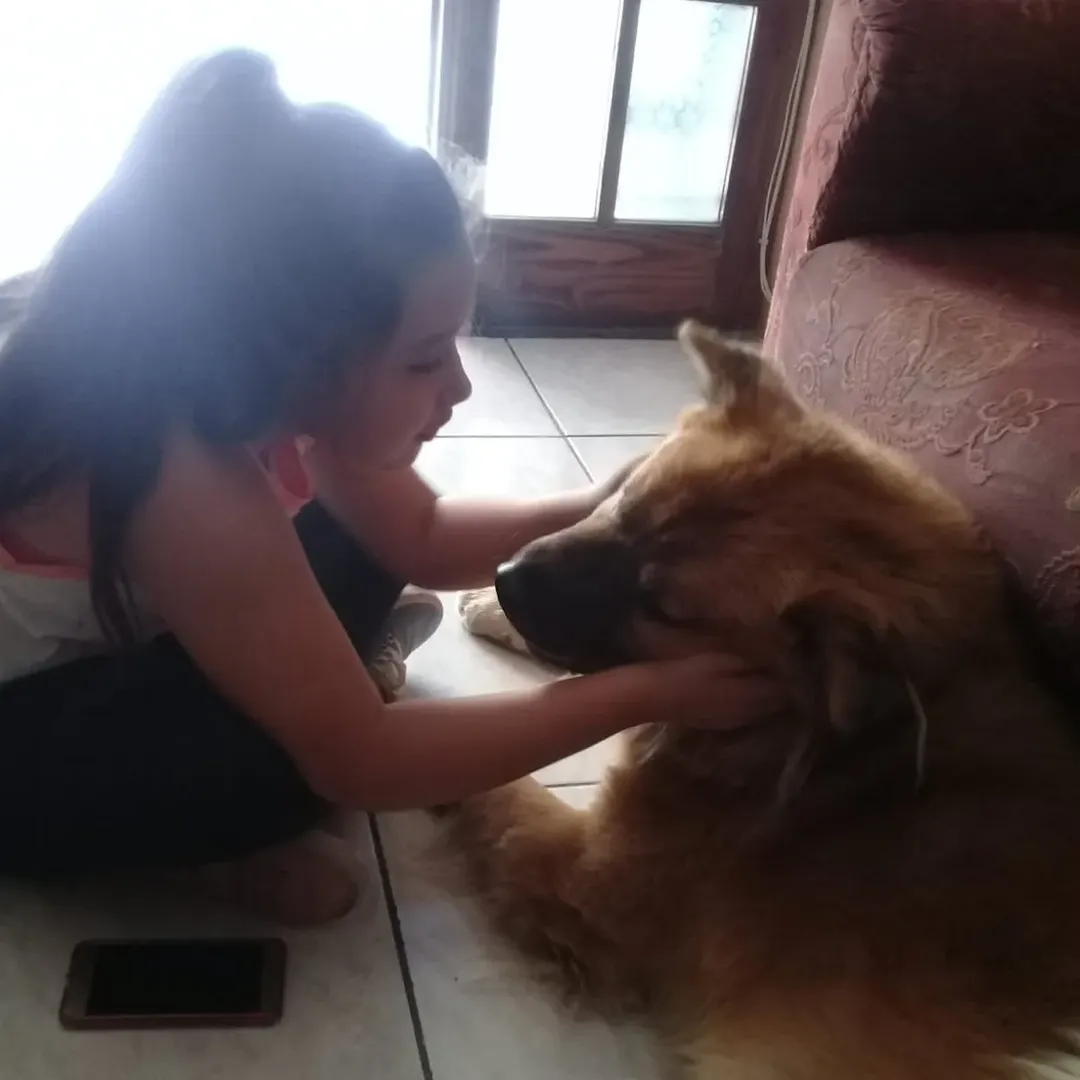Balto con su familia